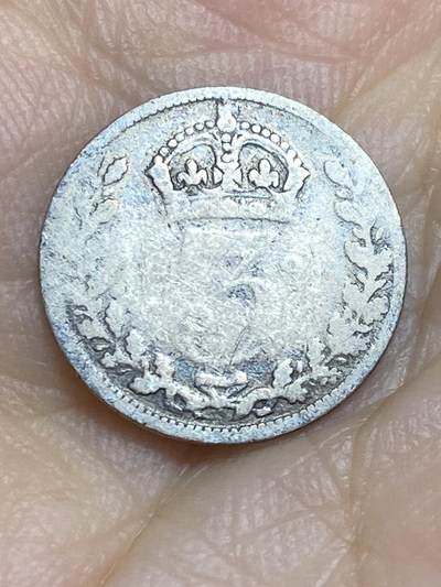 2025年第八十六场(总第一百一十二场）外国好品散币(免佣金) - 英国🇬🇧1894年3便士银币(维多利亚女王老年披纱，925高银)