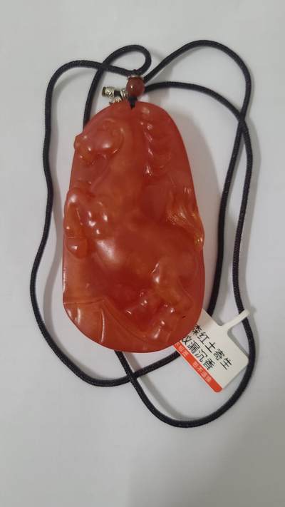 富森红土寄生虫蚁漏飞马沉香吊坠保真沉香 - 富森红土寄生虫蚁漏飞马沉香吊坠保真沉香