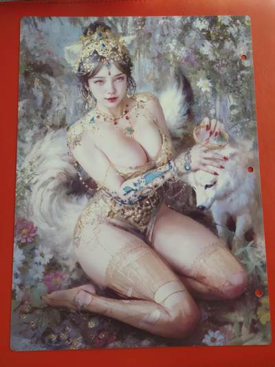 清风卡拍第十期(燎原卡牌为主，9月7日结拍) - 妖姬传九宫卡册挡板一张(玉面公主)