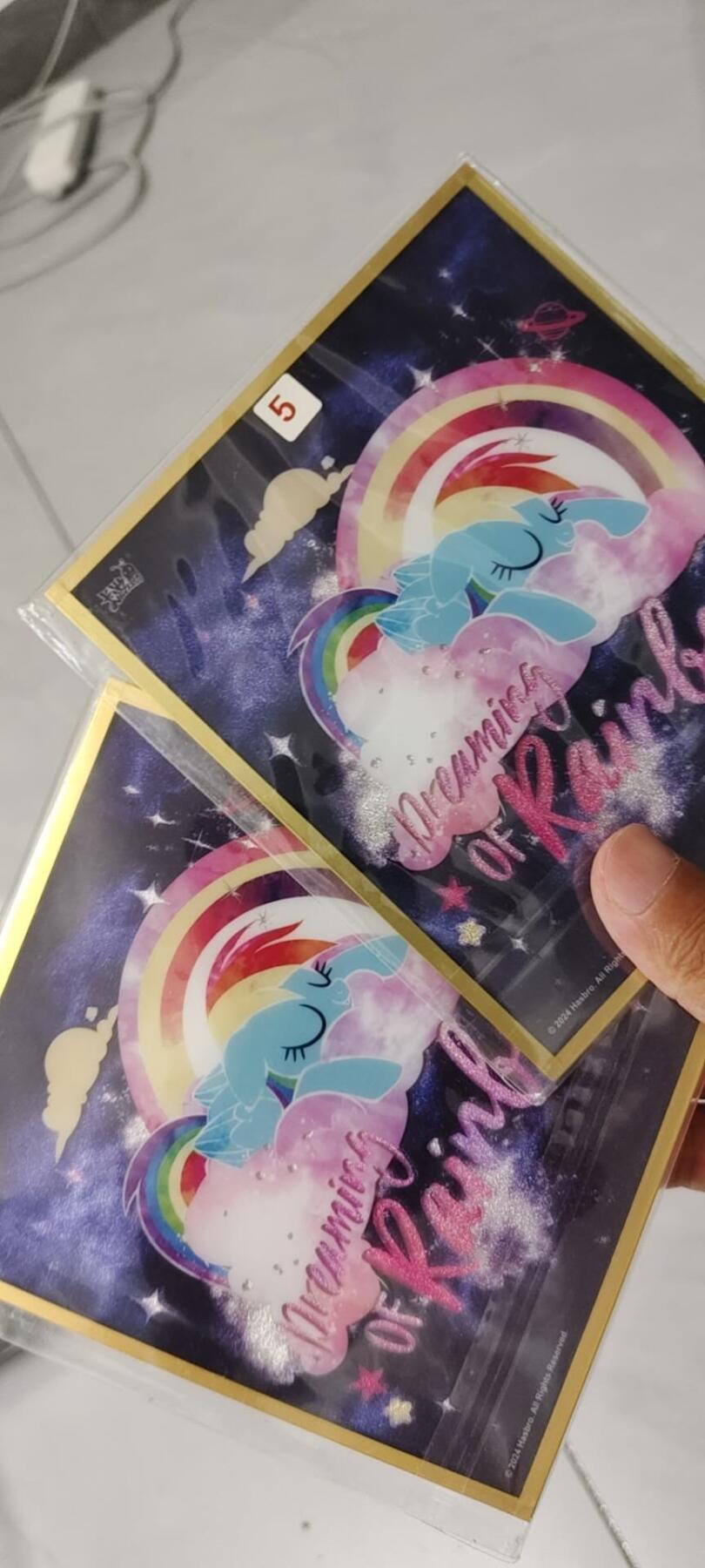 秋原瞳的小店第二十一期（持续收拍，一叶知秋，一夜知秋,妹卡专场） 卡游小马宝莉色纸原袋2个