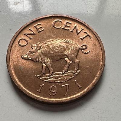 🌹外币初藏🌹🐯2025年第97场  每周二四六晚8️⃣点 接代拍 - 百慕大1971年一分
