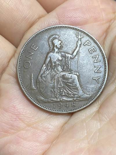 2025年第八十六场(总第一百一十二场）外国好品散币(免佣金) - 英国🇬🇧1948年1便士(乔治六世第一版)