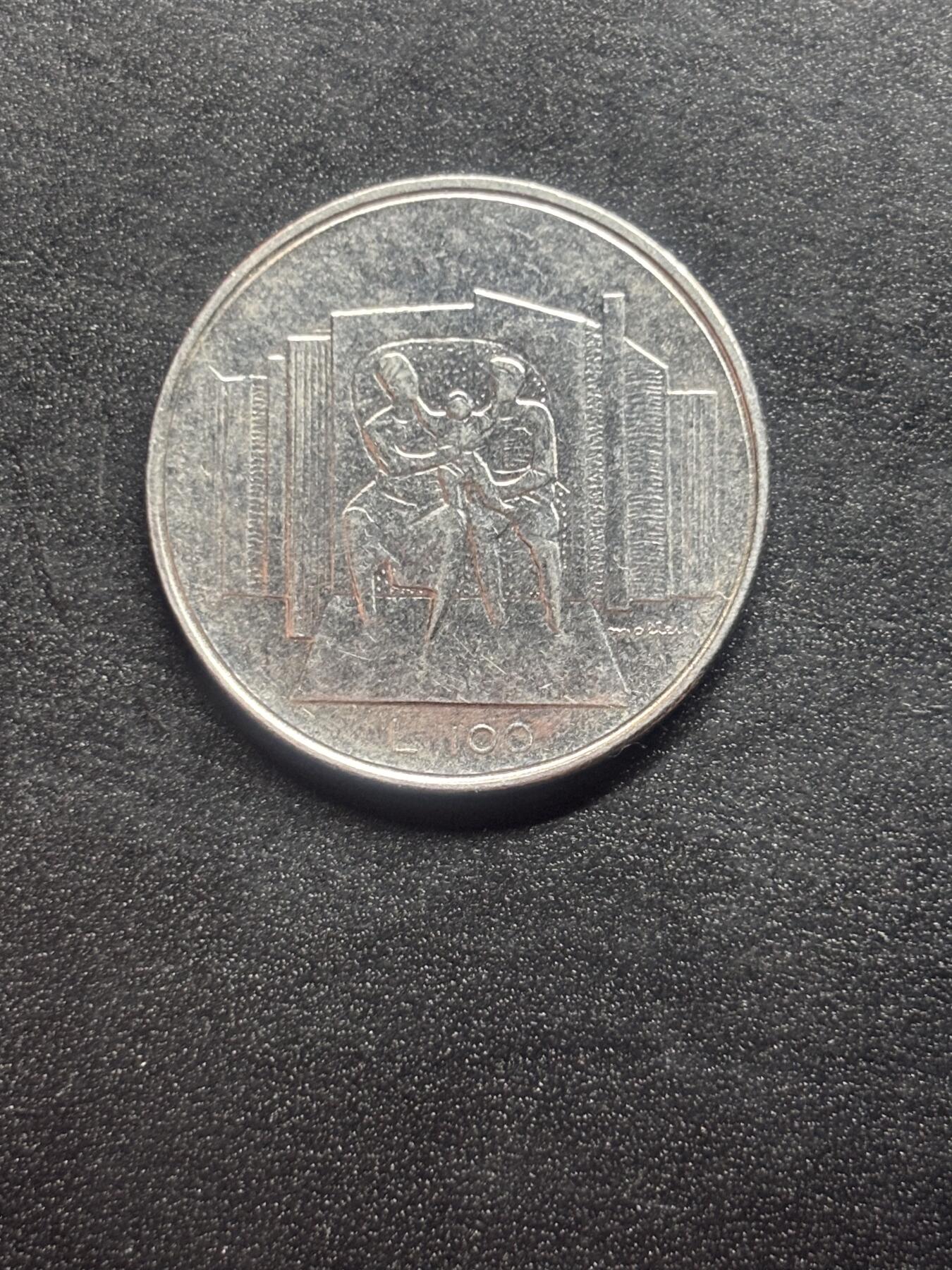 邮泉阁限时拍卖第二十三场 各国硬币专场（硬币在国外） 圣马力诺1976年100里拉