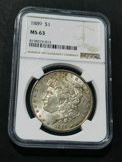 天下钱庄专场欢迎参拍 - NGC Ms63 1889美国摩根一美元银币