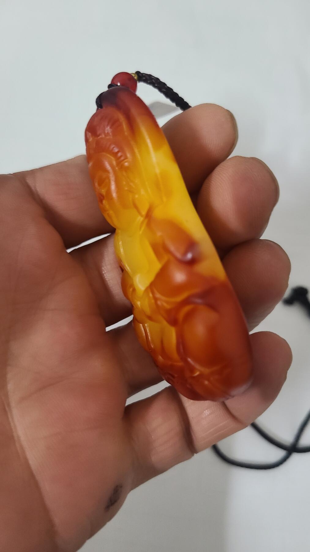 玄黄帝珠香沉香吊坠