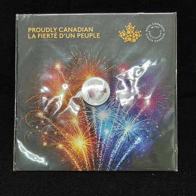【铜匠收藏】★第125加场★精品币章场，200包邮，不满200.支付运费5元。《接受代拍 代送NGC评级》 - 加拿大 2017年  5元 联邦政府成年150周年纪念币卡册 哑光银币一枚