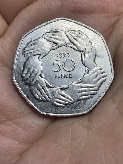 2025年第八十六场(总第一百一十二场）外国好品散币(免佣金) - 英国🇬🇧1973年50便士