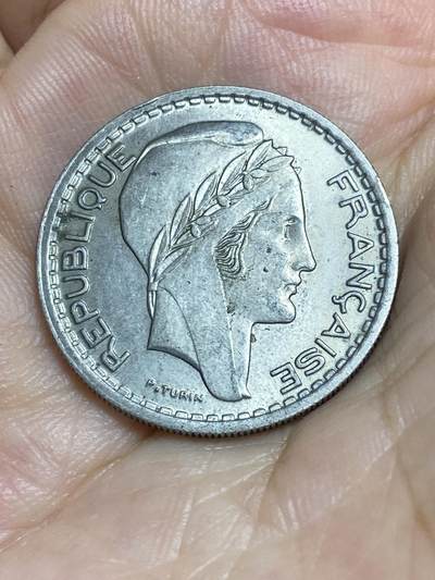 2025年第八十六场(总第一百一十二场）外国好品散币(免佣金) 法国🇫🇷1948年10法郎(小头版，仅发行3年)