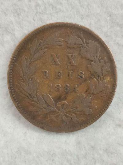G&W世界散币，银币处理专场（第28场） - 葡萄牙1884年20里斯