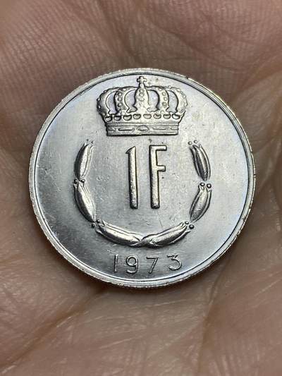 2025年第八十六场(总第一百一十二场）外国好品散币(免佣金) - 卢森堡🇱🇺1973年1法郎