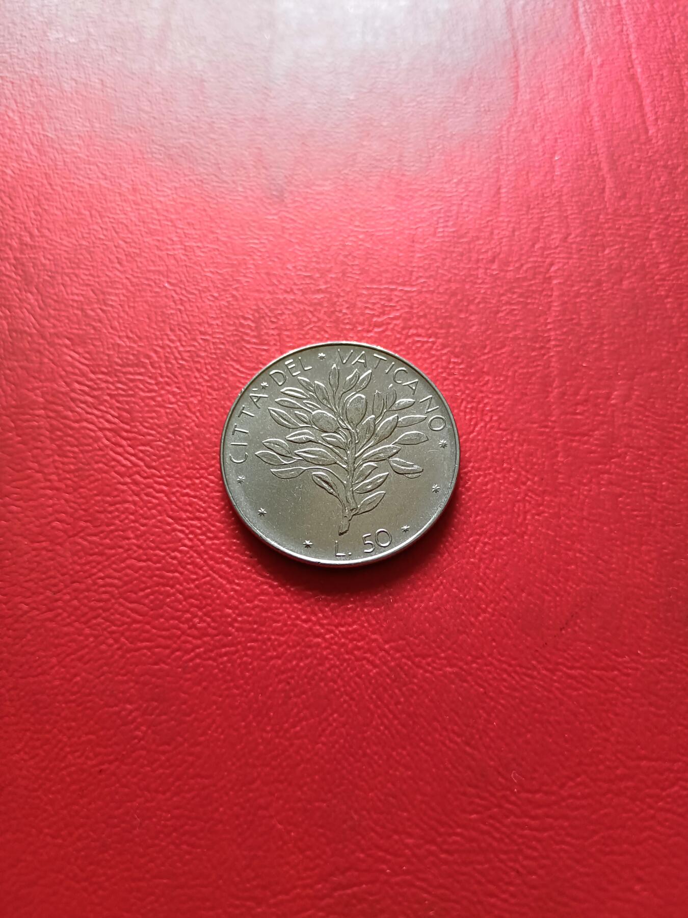 【云涧收藏】第五十九场 梵帝冈1972年50里拉，UNC
