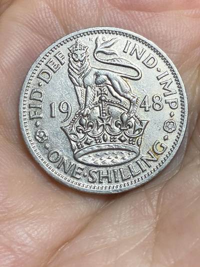 2025年第八十六场(总第一百一十二场）外国好品散币(免佣金) - 英国🇬🇧1948年1先令(乔治六世第二版，英格兰站狮版，关门年仅发行2年)