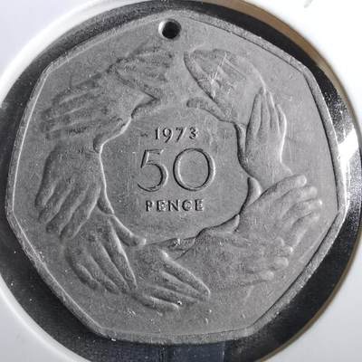 沼泽如烟--第830场 - 英国1973年50便士