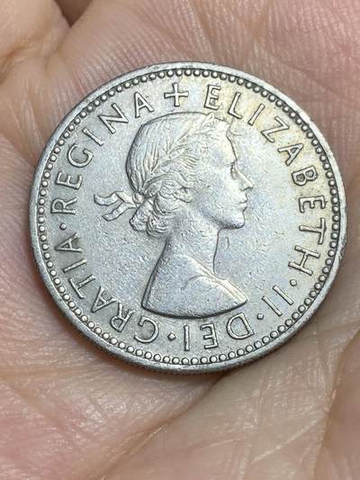 2025年第八十六场(总第一百一十二场）外国好品散币(免佣金) 英国🇬🇧1965年1先令(伊丽莎白二世青年桂冠，第二版，英格兰盾徽版)