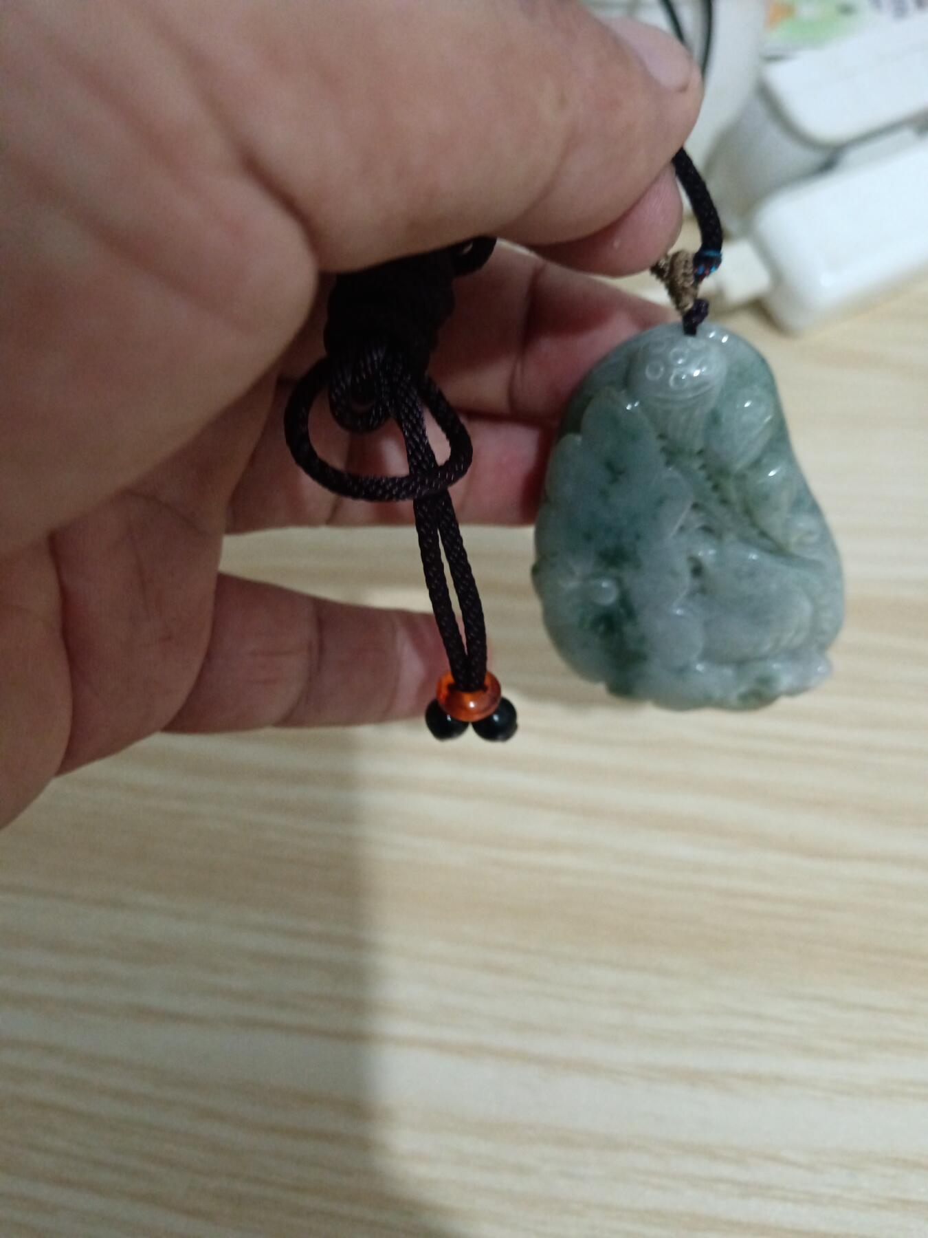 刻花缅甸A货翡翠