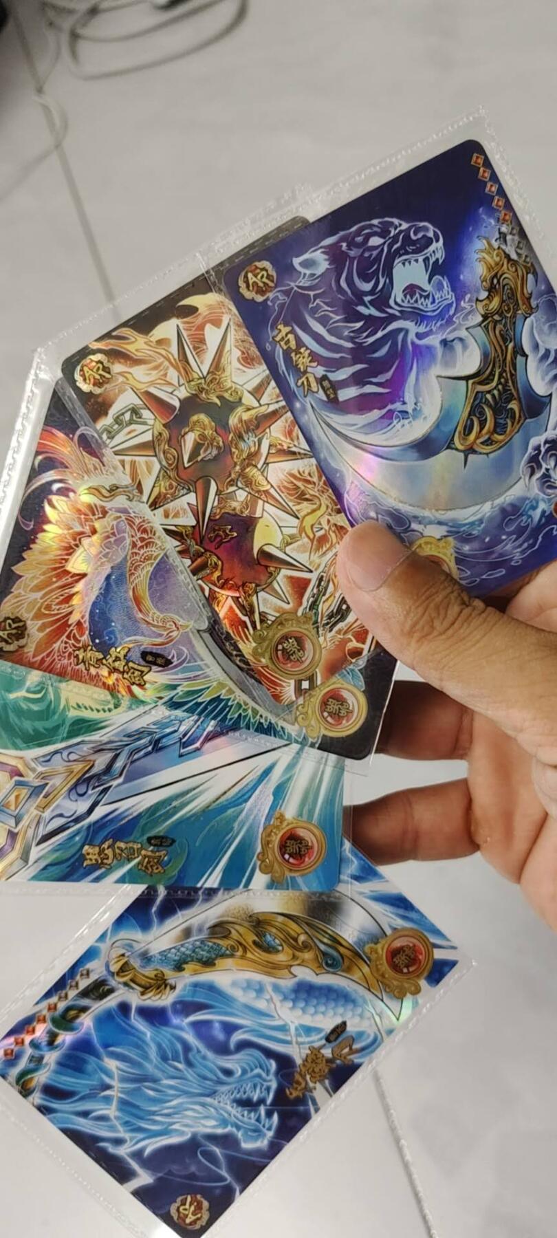 秋原瞳的小店第二十一期（持续收拍，一叶知秋，一夜知秋,妹卡专场） 卡游三国武器卡原袋5张
