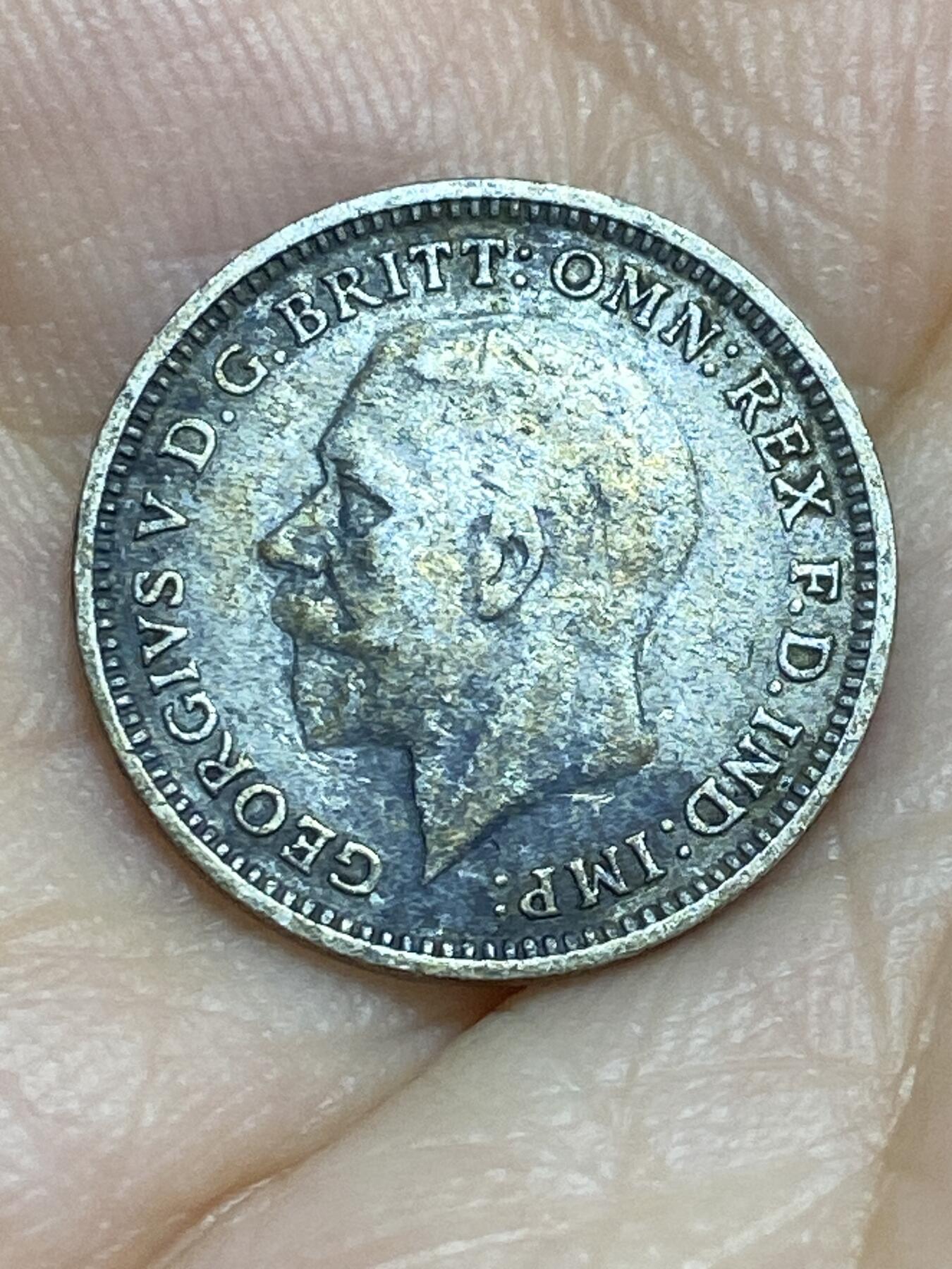 2025年第八十六场(总第一百一十二场）外国好品散币(免佣金) 英国🇬🇧1931年3便士银币(乔治五世第三版，500银)