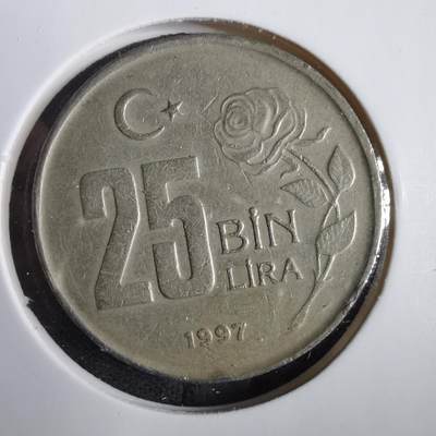 沼泽如烟--第830场 - 土耳其1997年2.5万里拉