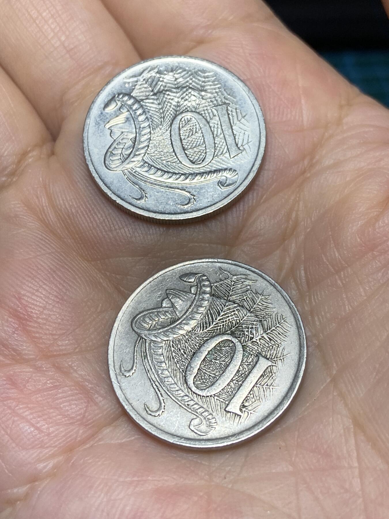 2025年第八十六场(总第一百一十二场）外国好品散币(免佣金) 澳大利亚🇦🇺2枚：1971年、2002年10分