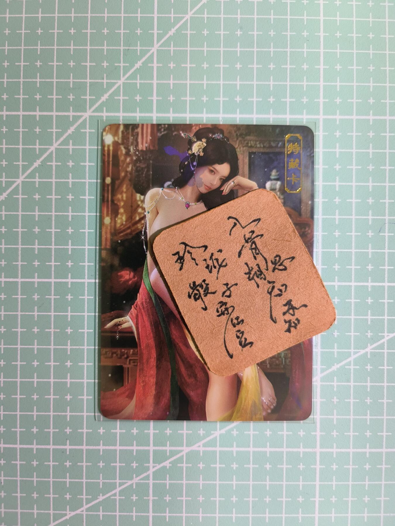C先生卡牌 第11期 人间传亲签·西游姬亲签·乾坤未定亲签·轩辕春秋亲签·武韵红颜亲签(持续收拍品中...) 【彩闪】卡将原创《欲女传》关盼盼 艺术卡