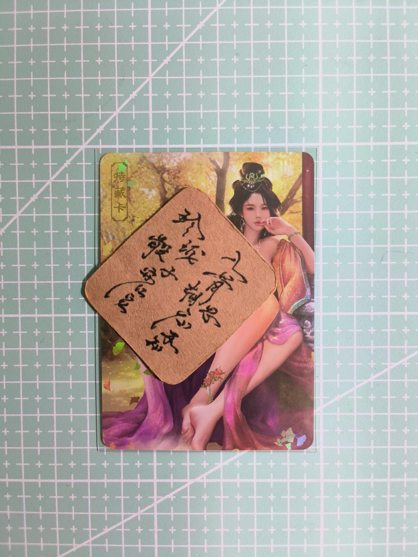 C先生卡牌 第11期 人间传亲签·西游姬亲签·乾坤未定亲签·轩辕春秋亲签·武韵红颜亲签(持续收拍品中...) 【彩闪】卡将原创《欲女传》步练师 艺术卡