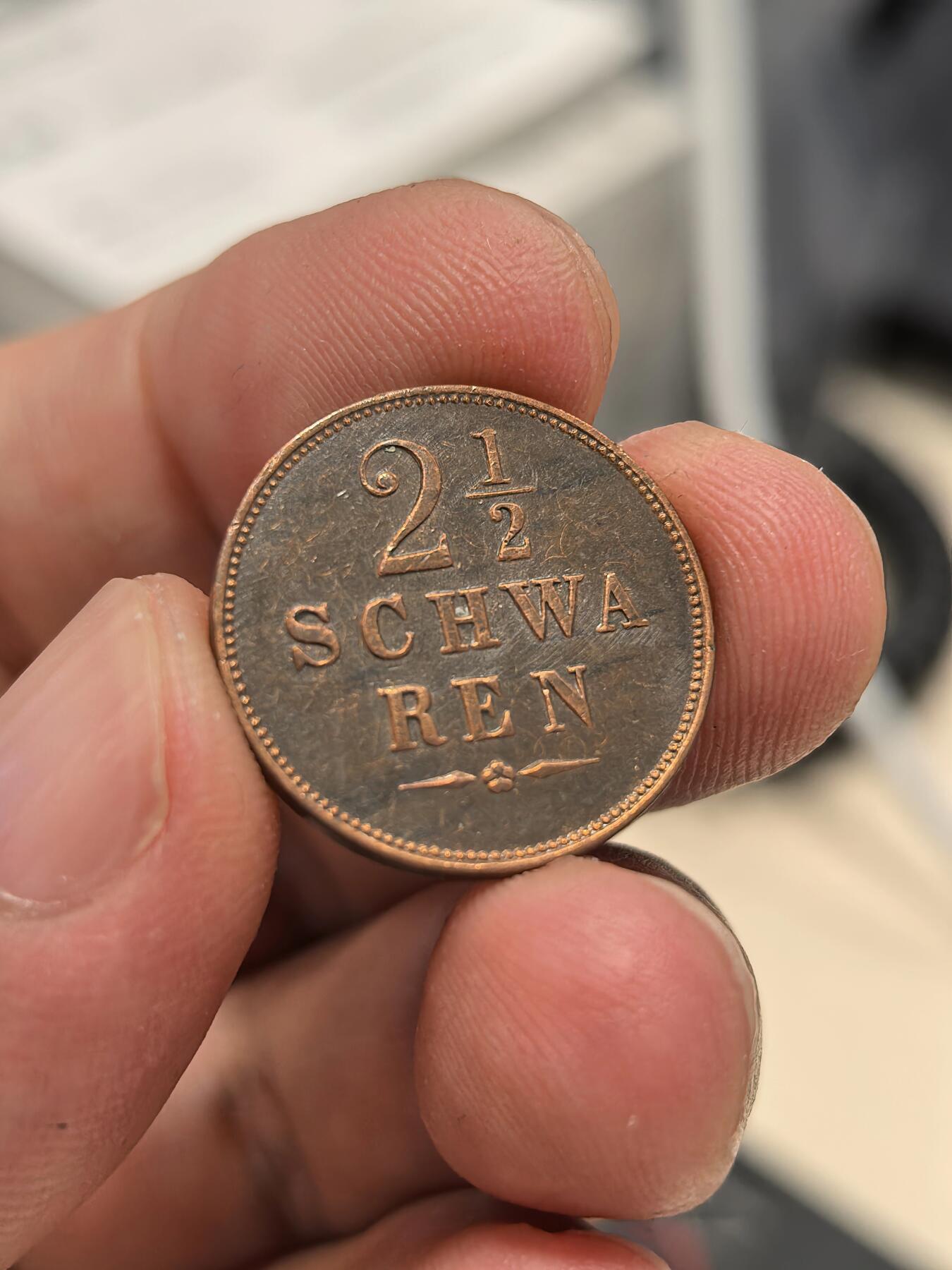 博洋堂世界钱币拍卖第137期（全场包邮） 德国不莱梅1861年2½Schwaren铜币