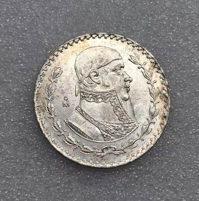 世界钱币专场拍卖 - 1965年墨西哥小鹰洋1比索  16.6克