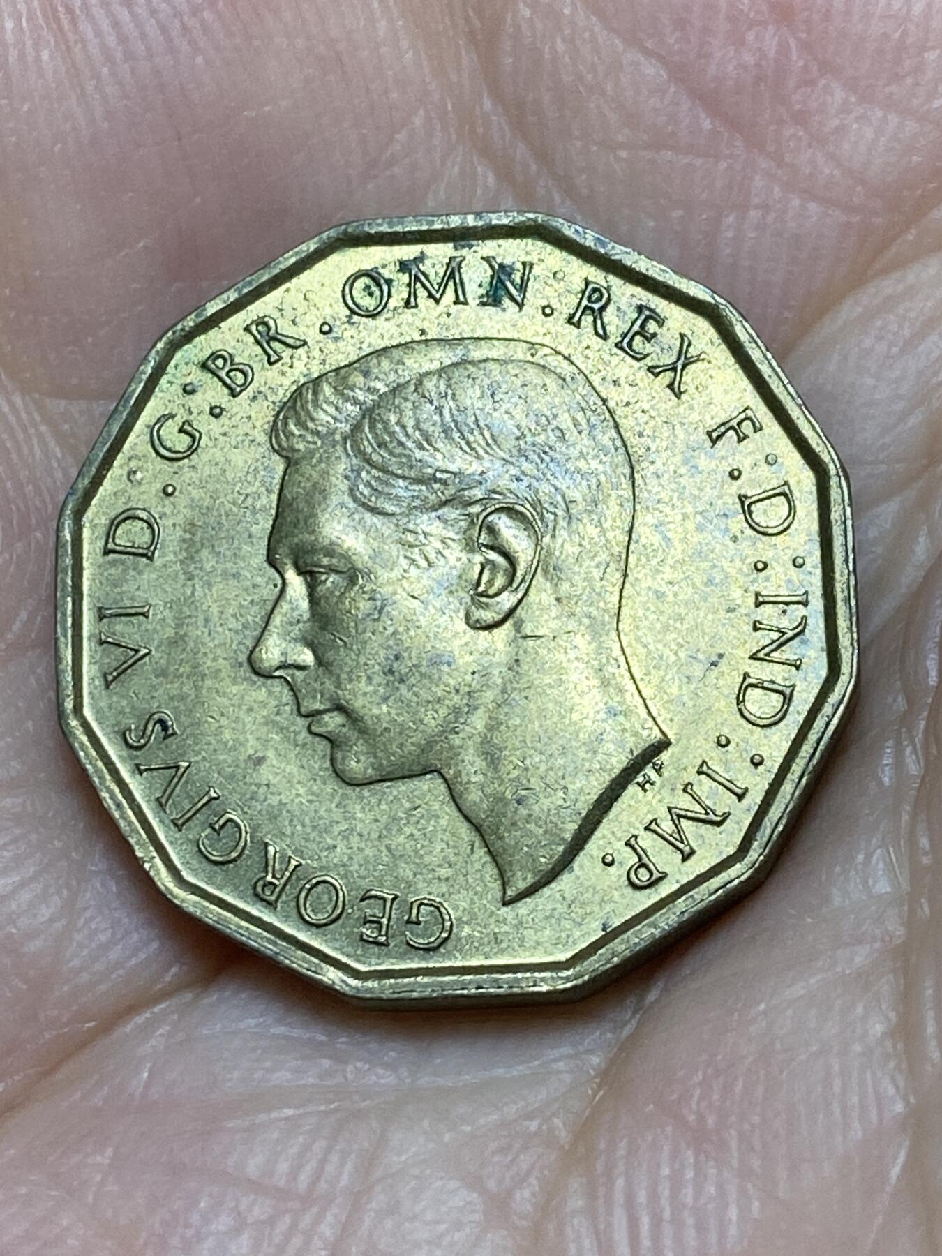 2025年第八十六场(总第一百一十二场）外国好品散币(免佣金) 少见年份原光好品–英国🇬🇧1939年3便士(乔治六世第一版)