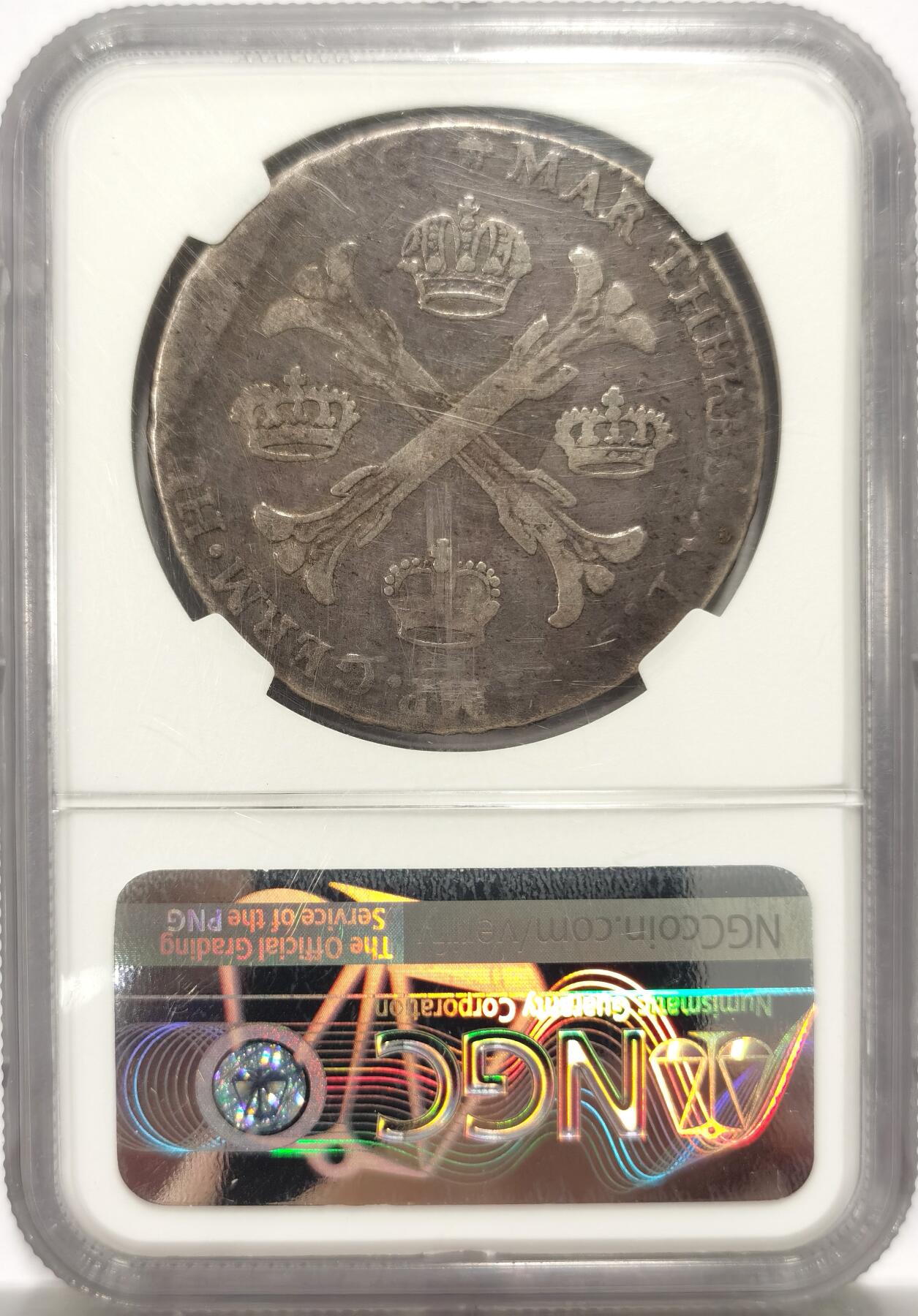 博洋堂世界钱币拍卖第137期（全场包邮） NGC VF 奥属尼德兰1764年布鲁塞尔厂1KT大银币