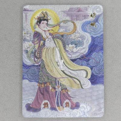龙虎卡牌第五十三场 （无佣金，满120包邮，欢迎送拍） - 粗闪卡 百里 荡寇志第二弹特卡 非严-嫦娥
