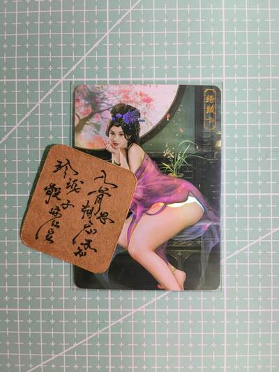 C先生卡牌 第11期 人间传亲签·西游姬亲签·乾坤未定亲签·轩辕春秋亲签·武韵红颜亲签(持续收拍品中...) - 【彩闪】卡将原创《欲女传》刘楚玉 艺术卡