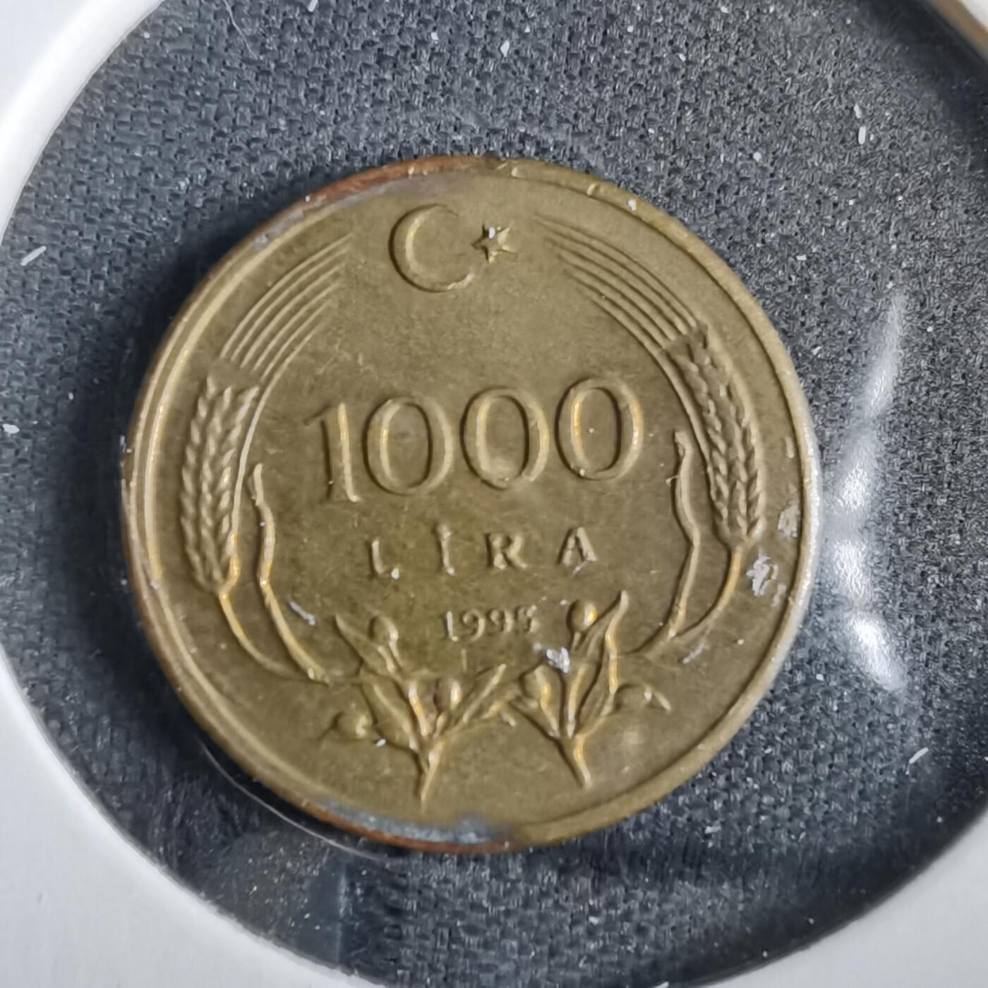 沼泽如烟--第830场 土耳其1995年1000里拉
