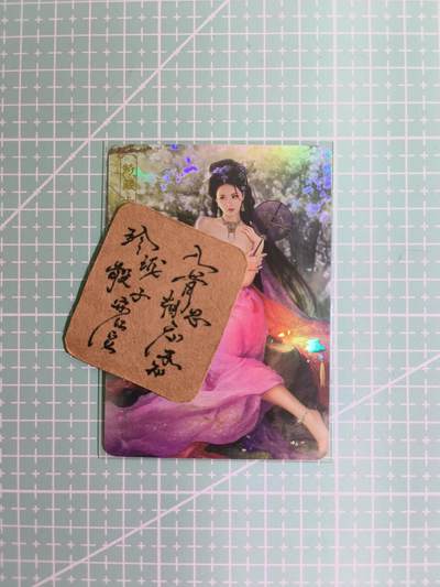 C先生卡牌 第11期 人间传亲签·西游姬亲签·乾坤未定亲签·轩辕春秋亲签·武韵红颜亲签(持续收拍品中...) - 【彩闪】卡将原创《欲女传》甄宓 艺术卡