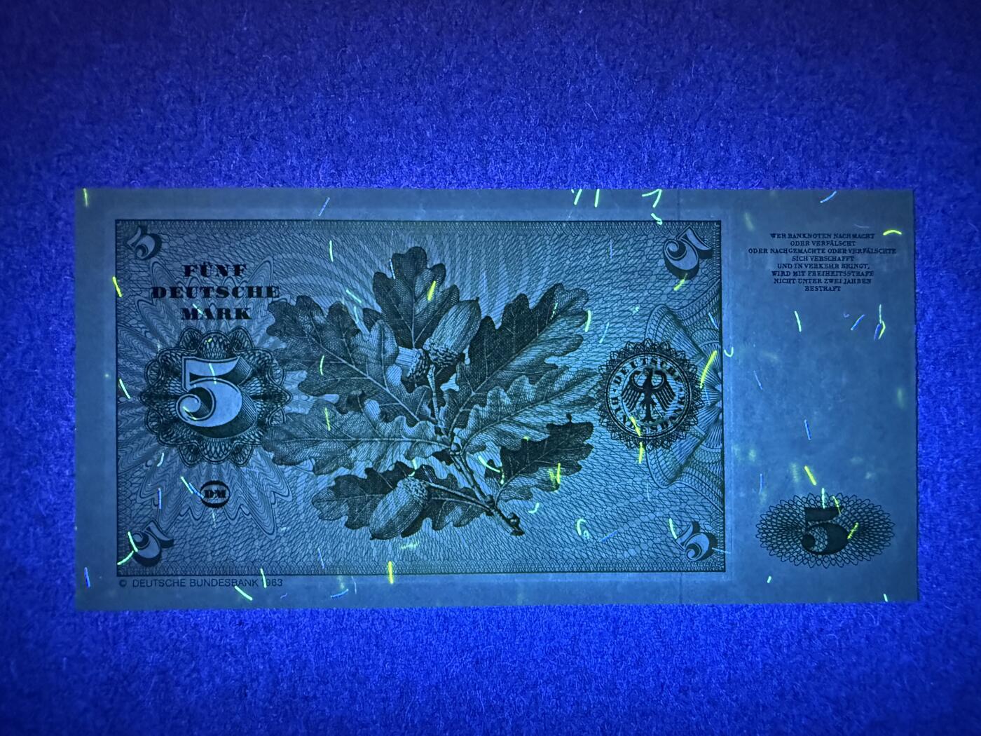 《艾美收藏》第211期-9.6周六外币精品场 德国5马克 UNC 1980年 无47