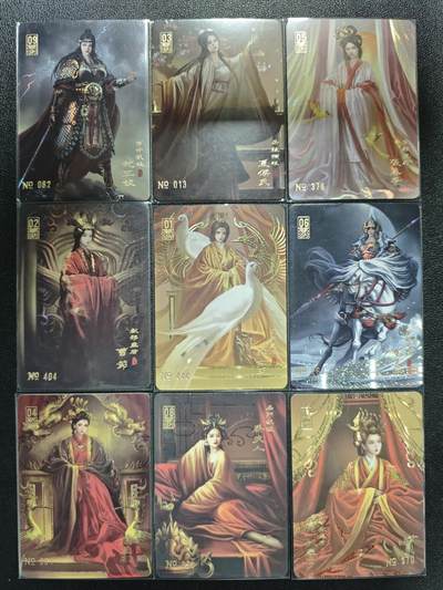 天玑星卡拍第120期《9.8周一截拍》持续收拍收评中 满赠卡需备注 - 阿毛玩卡 寻梦三国 带编 纱布闪 九张