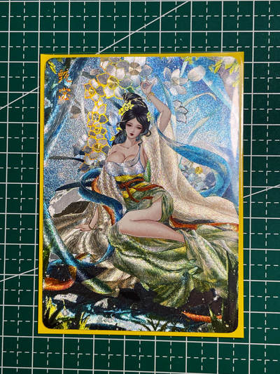 【关注参拍有赠卡】显眼宝30期  - 燎原卡牌 焱卡文化 解语花 玲姐 甄宓 十二花神特卡  粗闪卡一张  63*88