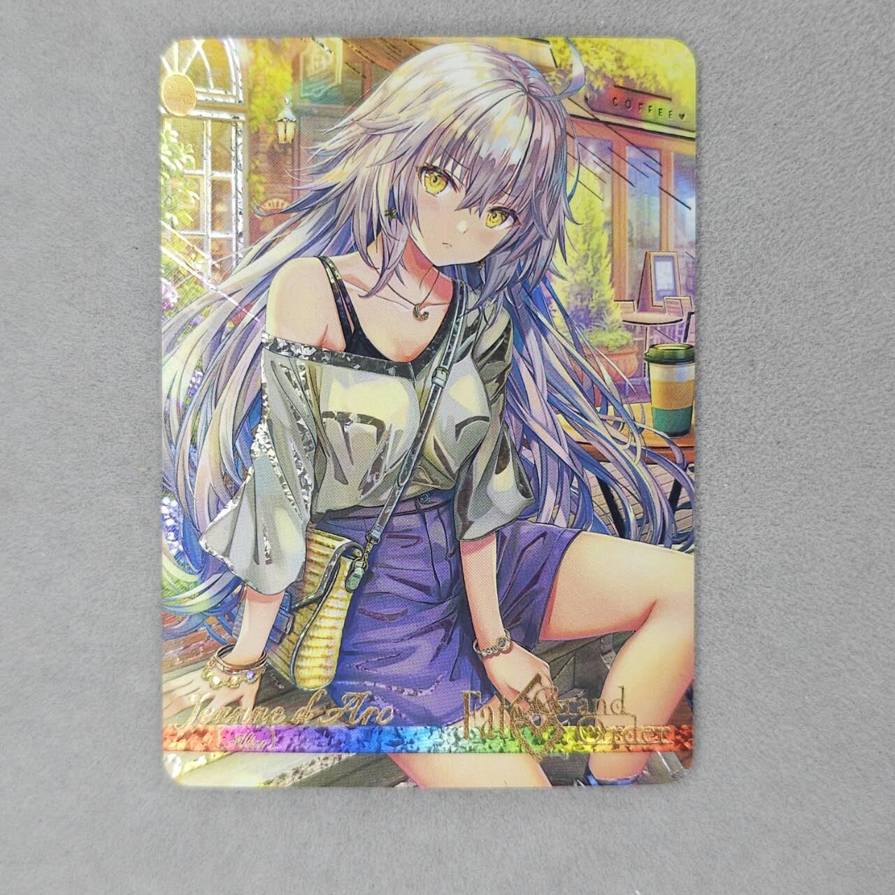 龙虎卡牌第五十三场 （无佣金，满120包邮，欢迎送拍） 钻闪卡 白花 fgo