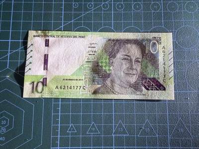 【炜奕收藏】，第四十三期 2019年秘鲁10索尔，UNC品相