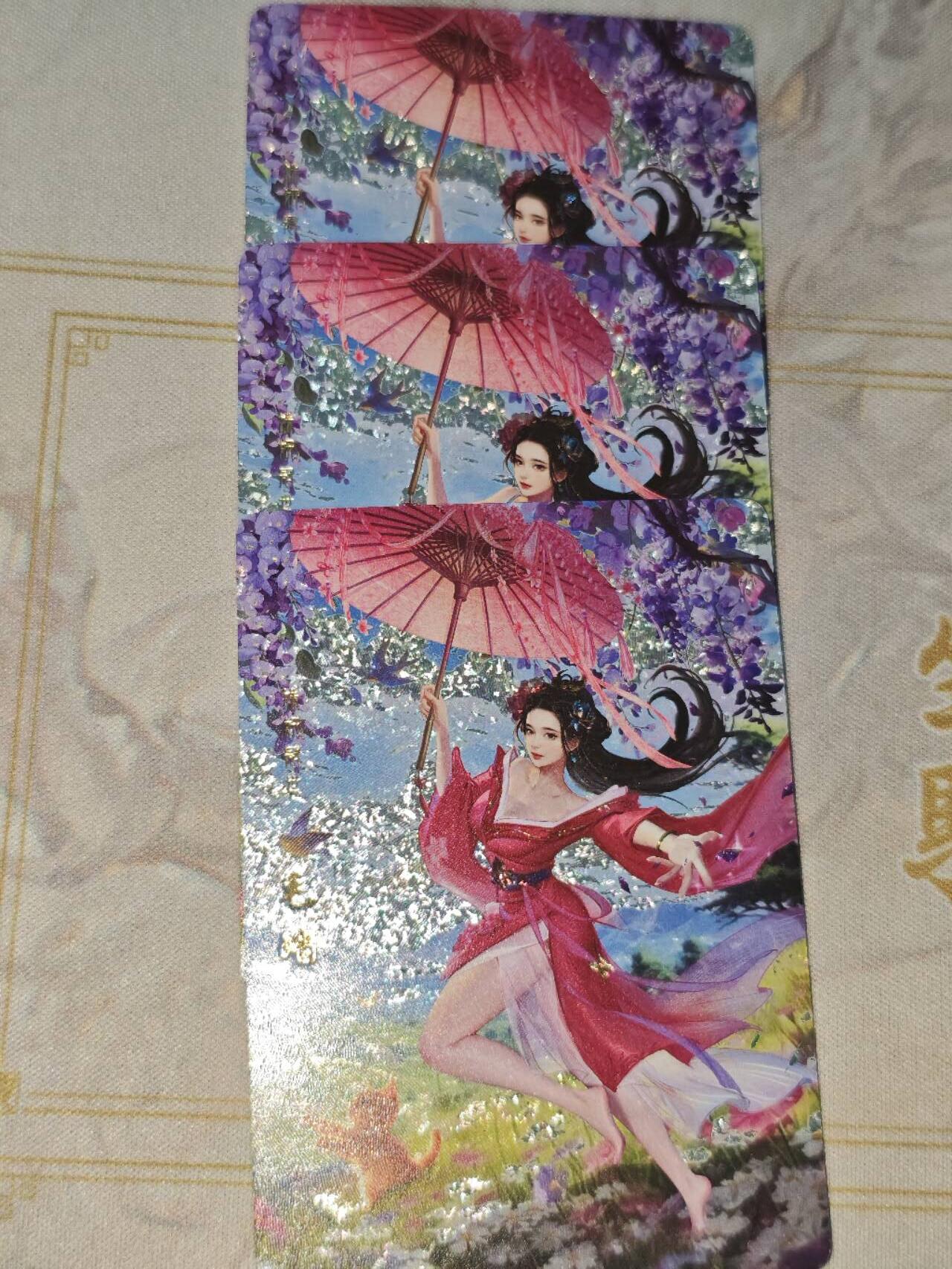 零佣金收拍品第一期 卡颜月色 毛嬙 钻闪 第三张特藏 3张