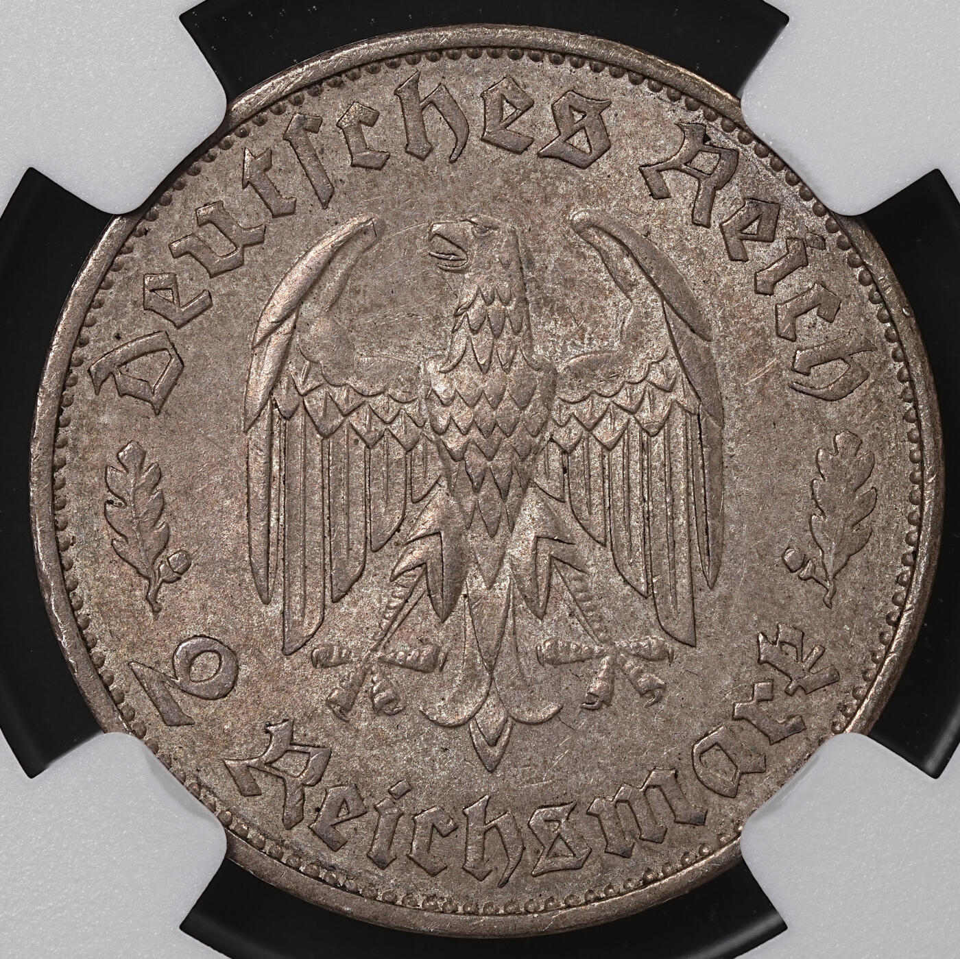 修遠堂世界钱币第八十三期 NGC MS62 1934年德国-席勒诞辰175周年2马克银币 仅30万枚铸造量 书价高