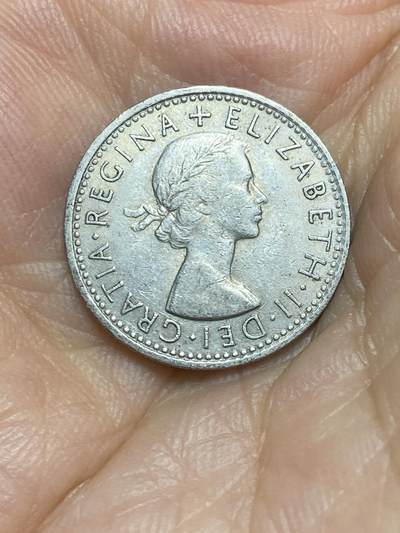 2025年第八十六场(总第一百一十二场）外国好品散币(免佣金) 英国🇬🇧1966年6便士(伊丽莎白二世青年桂冠第二版)