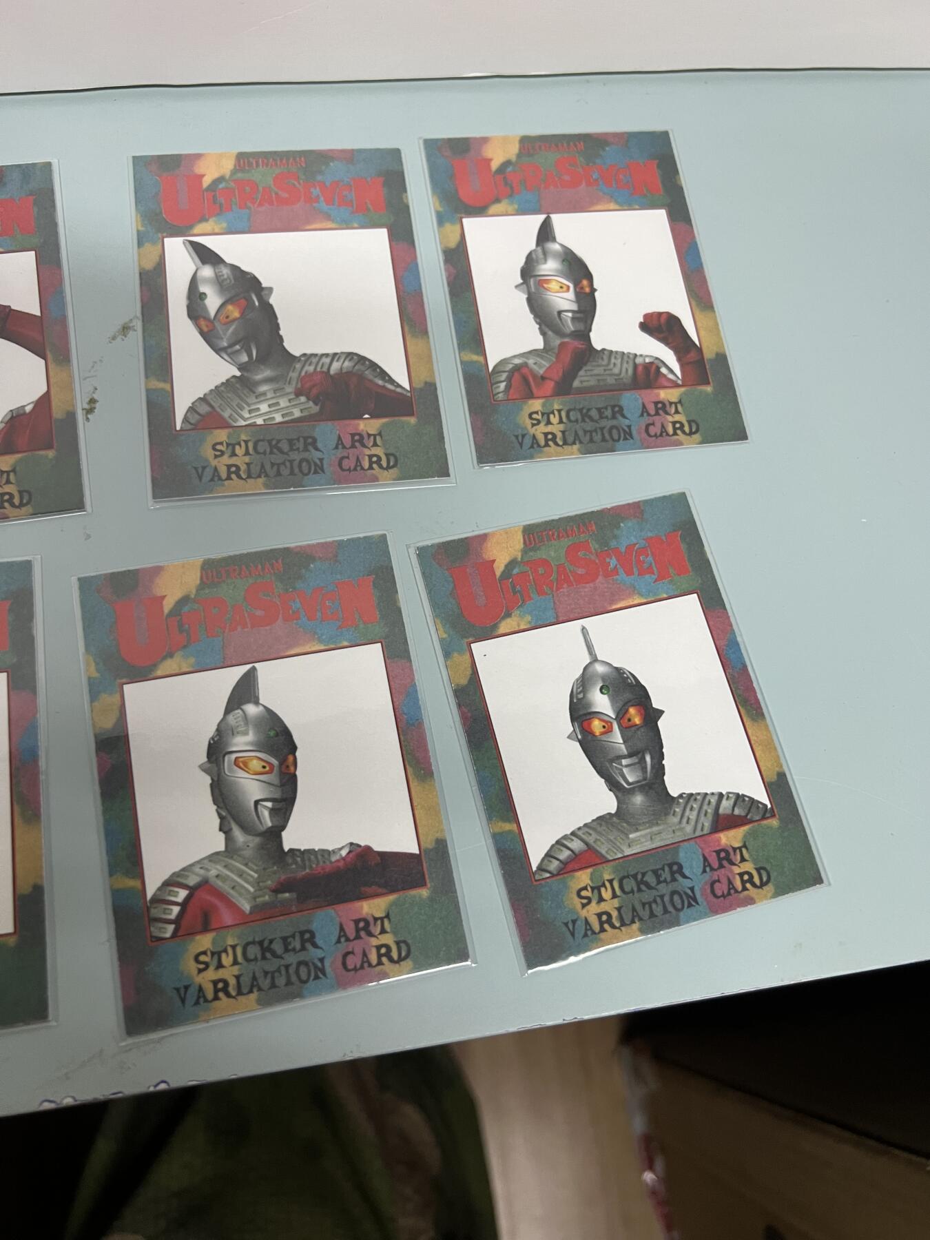 零元拍：RRParks Ultraman Seven  赛文奥特曼 圆谷公司 赛文定妆照 艺术特卡1-10号 一套齐！纸质硬卡！非常稀有 大比例 一箱才可凑成一套！