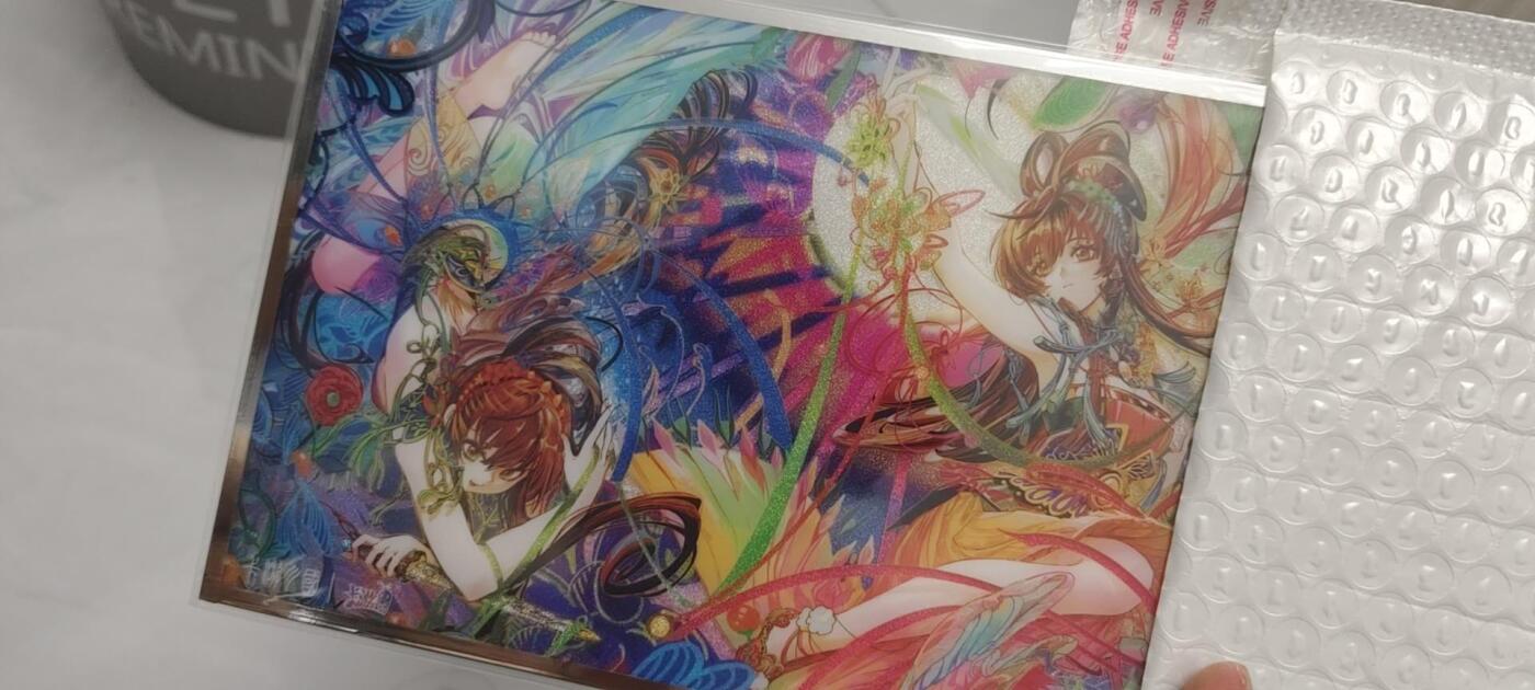 秋原瞳的小店第二十一期（持续收拍，一叶知秋，一夜知秋,妹卡专场） 卡游三国七宝礼盒3d色纸原袋