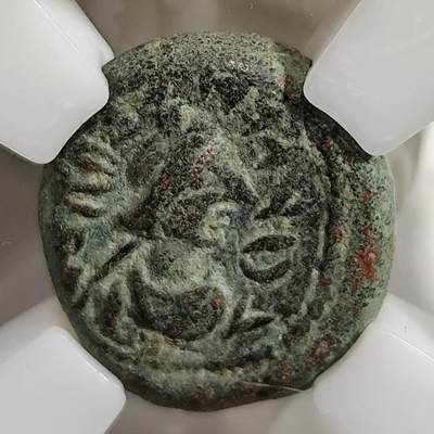 希腊罗马丝路打制币化石【中外钱币放漏】专场！陆小鱼的钱币仓，限时拍卖第077场 - 埃兰王国 奥罗德三世铜币/阿尔忒弥斯半身像