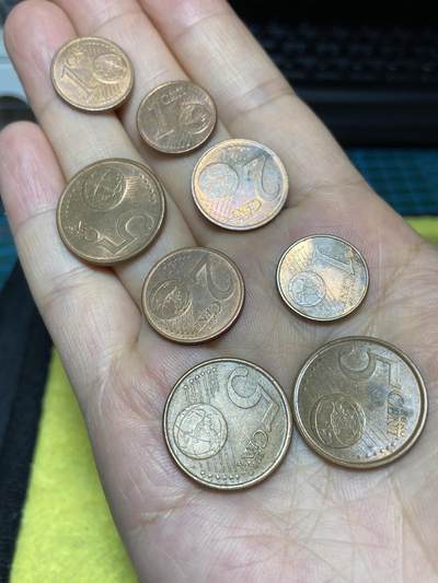 2025年第八十六场(总第一百一十二场）外国好品散币(免佣金) - 各国1–5欧分8枚