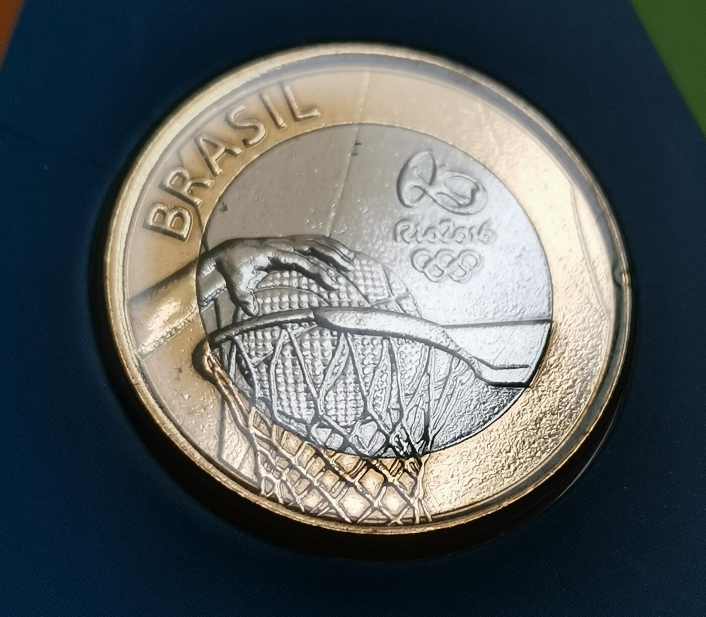 瓶子🏺第206期拍卖会   2016年巴西奥运会纪念币  篮球