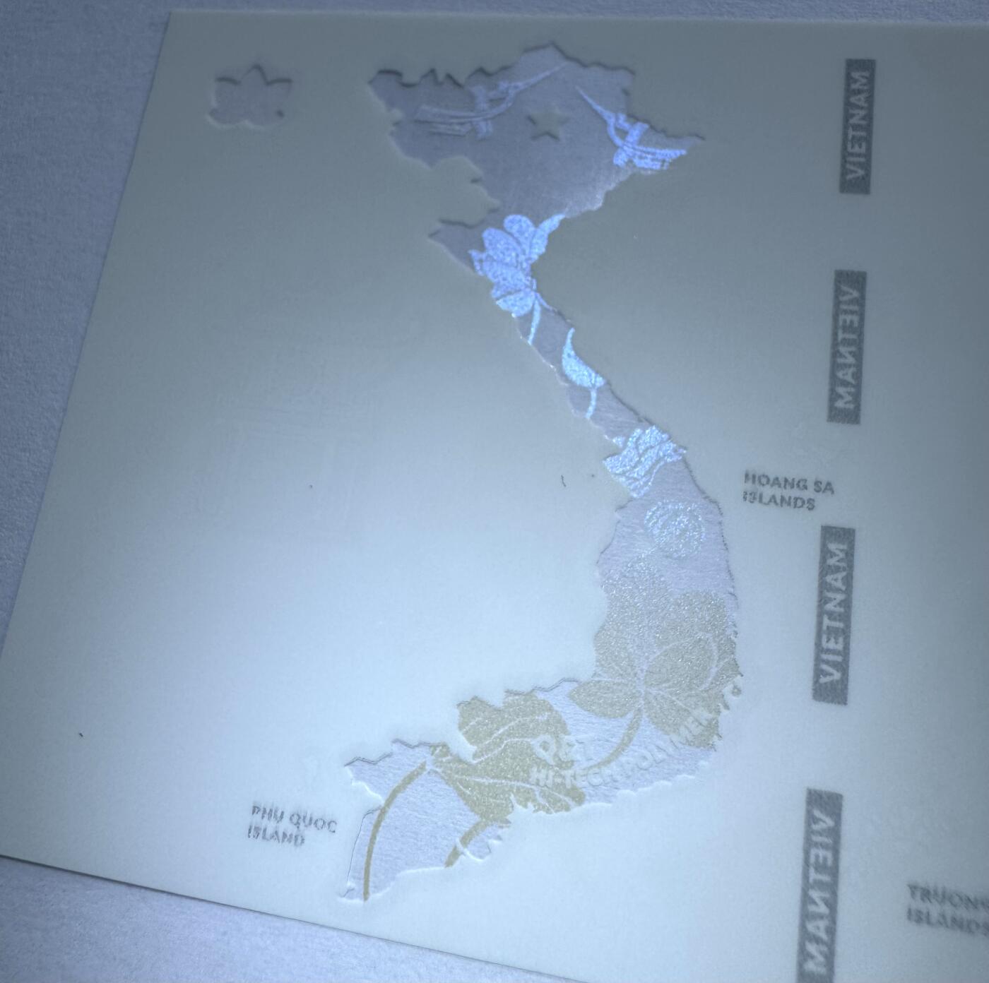 2025第22场（总第222期）：外钞，测试钞综合场 越南Q&T “金龙+荷花+地图”光版PolySecure基材塑料测试钞册装UNC