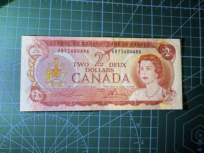 【炜奕收藏】，第四十三期 1974年加拿大2元，UNC品相