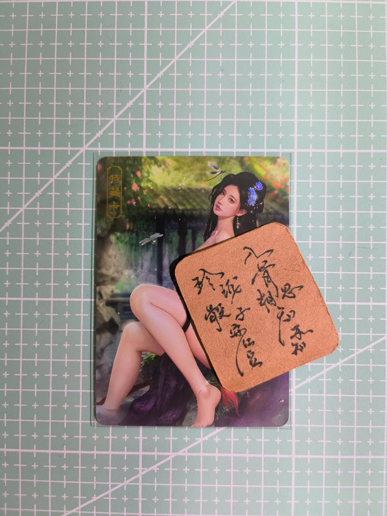 C先生卡牌 第11期 人间传亲签·西游姬亲签·乾坤未定亲签·轩辕春秋亲签·武韵红颜亲签(持续收拍品中...) 【彩闪】卡将原创《欲女传》左棻 艺术卡