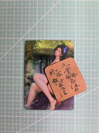 C先生卡牌 第11期 人间传亲签·西游姬亲签·乾坤未定亲签·轩辕春秋亲签·武韵红颜亲签(持续收拍品中...) - 【彩闪】卡将原创《欲女传》左棻 艺术卡